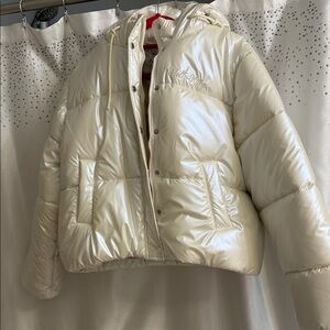 Hello Kitty Ivory Puffer Jacket